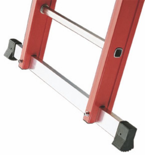 V3 - Glass Fibre Ladder; 3 x 8 Tread; 150kg; Red