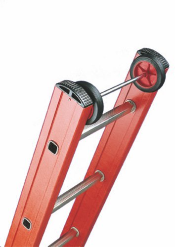 V3 - Glass Fibre Ladder; 3 x 10 Tread; 150kg; Red