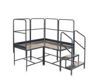 Platform System-3 (2x1 corner)x500Hmm Plat.-1 Tread Unit&5 Guards