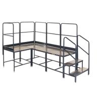 Platform System-4 (3x1 corner)x500Hmm Plat.-1 Tread Unit&6 Guards