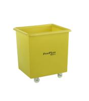 Proplaz® Xtra Food Grade Polyethylene Mobile Tapered Truck; 118L; Yellow