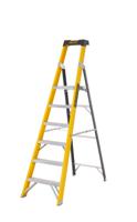 Climb-It® Glass Fibre Platform Stepladder; 6 Tread; 150kg; Yellow/Black