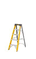 Climb-It® Glass Fibre Swingback Stepladder; 4 Tread; 150kg; Yellow/Black