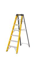 Climb-It® Glass Fibre Swingback Stepladder; 6 Tread; 150kg; Yellow/Black
