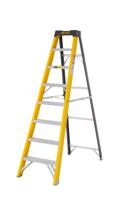 Climb-It® Glass Fibre Swingback Stepladder; 7 Tread; 150kg; Yellow/Black