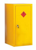 Heavy Duty Hazardous Substance Storage Cupboard; 1 Shelf; Single Door;Yellow
