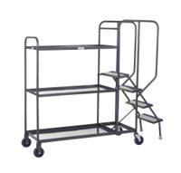 Stepped Picking Trolley, 3 Tier, 4 Step, 1000 x 500 Steel