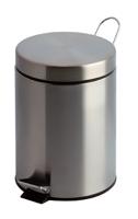 Pedal Bin; 3L; Stainless Steel; Silver