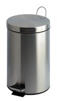 Pedal Bin; 12L; Stainless Steel; Silver