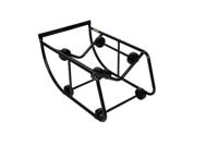 MOBILE DRUM CRADLE STAND - 4x75mm Wheels - With 75mm Rollers