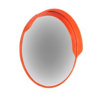 Traffic Mirror with Hoods; 450mm dia; Orange