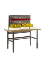 ADJUSTABLE HEIGHT WORKBENCH with Louvre Panel