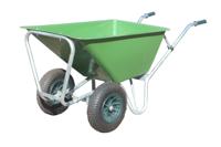 Heavy Duty Wheelbarrow; 200L; Green