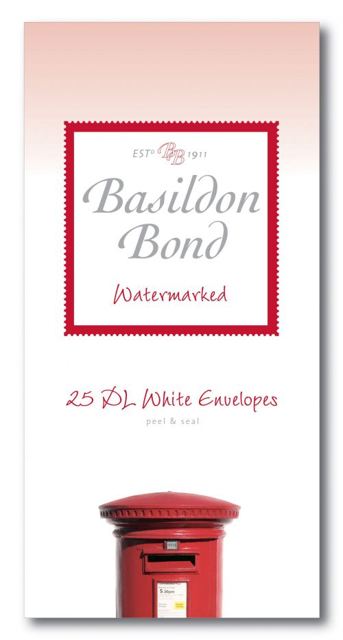 Basildon Bond 110x220mm White Envelopes