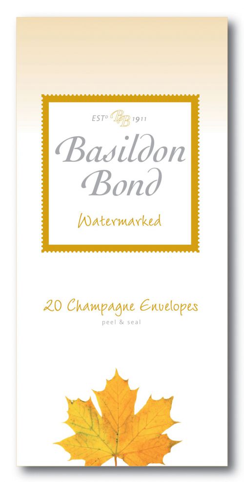 Basildon Bond 89x187mm Champagne Envelopes