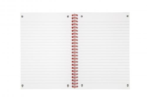 Black n' Red Wirebound Notebook 100 Pages A5 (Pack of 10) D66369
