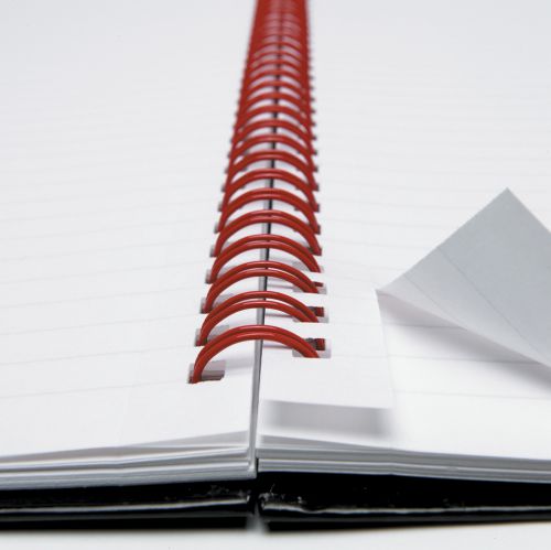 Black n' Red Wirebound Notebook 100 Pages A5 (Pack of 10) D66369