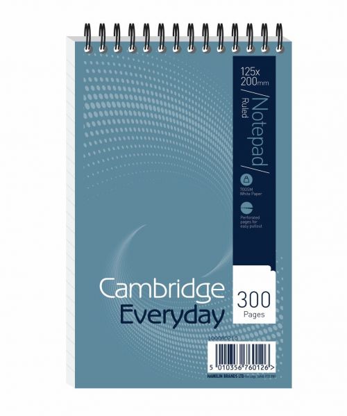 Cambridge Everyday Ruled W/Bound N/Book 300 Pages Pack of 5 100080210