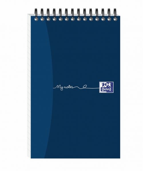 Oxford MyNotes Reporters Notebook 90gsm Ruled Perforated 300pp 125x200mm Ref 100080435 [Pack 5]
