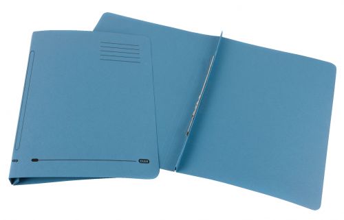 Elba Flat Bar File 20mm Capacity Foolscap Blue (Pack of 25) 100090154