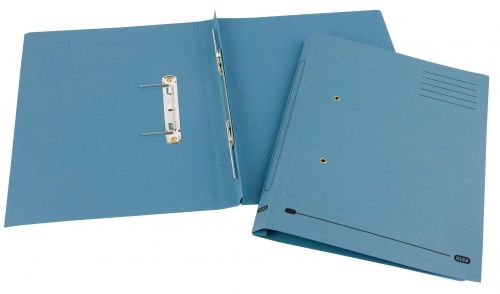 Elba Spirosort Spring Files Foolscap Blue (Pack of 25) 100090159
