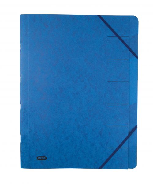 Elba Strongline 7-Part File A4 Blue (Pack of 5) 100090169