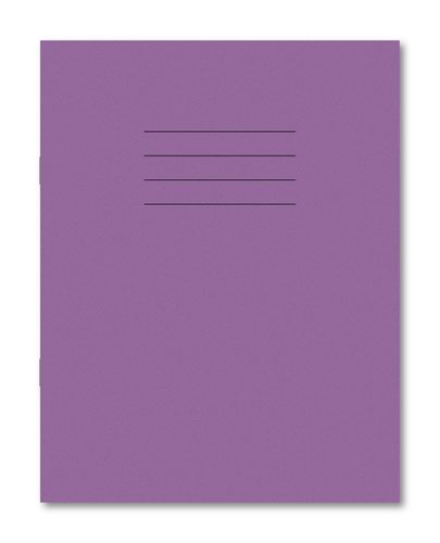 Hamelin Exercise Book 229X178mm 8mm Ruled and Margin 80 Pages/40 Sheets Purple 100 Per Carton