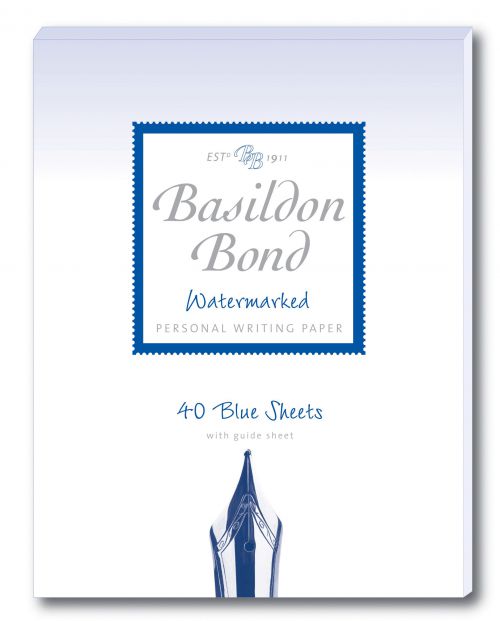 Basildon Bond Blue Writing Pad 137 X 178mm Pack 10 100100123