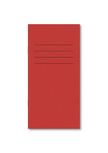 Hamelin Exercise Book 203X101mm 12mm Ruled 32 Pages/16 Sheets Red 100 Per Carton