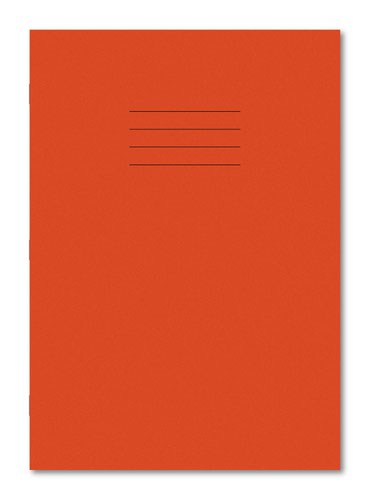 Hamelin Exercise Book A4 5mm Squared 80 Pages/40 Sheets Orange Pack 50