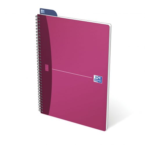 Oxford Poly Opaque Wirebound Notebook A4 Assorted Pack Of 5 100101918 From Codex Office Solutions