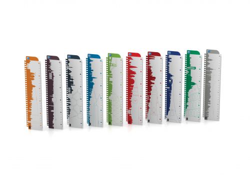 Oxford Poly Opaque Wirebound Notebook A4 Assorted (Pack of 5) 100101918