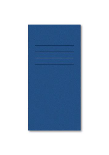 Hamelin Exercise Book 203X101mm 8mm Ruled 32 Pages/16 Sheets Dark Blue 100 Per Carton
