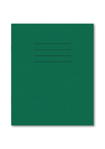 Hamelin Exercise Book 203X165mm 8mm Ruled and Margin 48 Pages/24 Sheets Dark Green 100 Per Carton