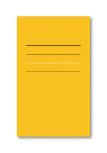 Hamelin Exercise Book 165X101mm 7mm Ruled 80 Pages/40 Sheets Yellow 100 Per Carton