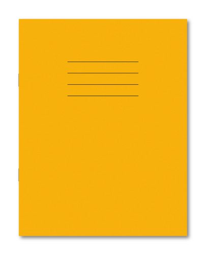 Hamelin Exercise Book 229X178mm 7mm Squared 80 Pages/40 Sheets Yellow Pack 100
