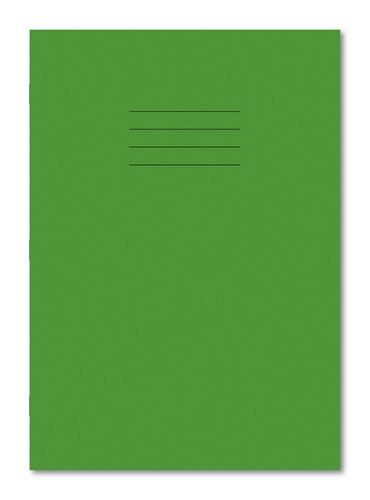 Hamelin Exercise Book A4 Plain Top / 15mm Bottom 64 Pages/32 Sheets Light Green 50 Per Carton