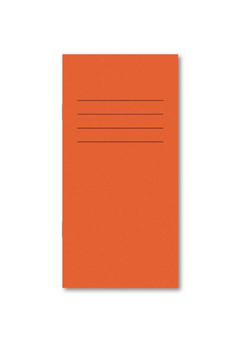 Hamelin Exercise Book 203X101mm 7mm Squared 32 Pages/16 Sheets Orange 100 Per Carton