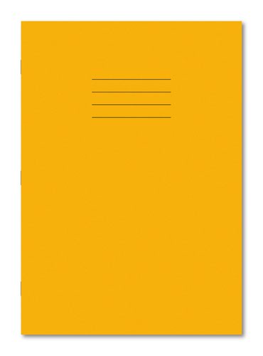 Hamelin Exercise Book A4 8mm Ruled / Plain Alt 64 Pages/32 Sheets Yellow 50 Per Carton