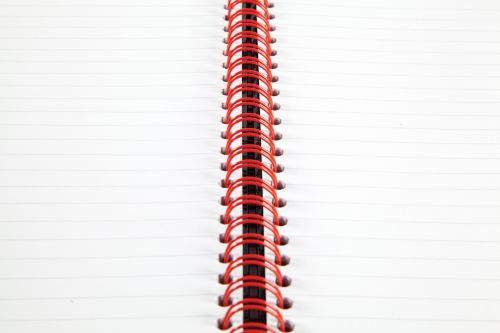 Black n' Red Ruled Wirebound Hardback Notebook A4 (Pack of 5) 846350115