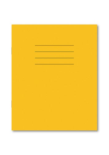 Hamelin Exercise Book 203X165mm 8mm Ruled and Margin 48 Pages/24 Sheets Yellow 100 Per Carton