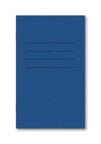 Hamelin Exercise Book 165X101mm 6mm Ruled with Centre Margin 48 Pages/24 Sheets Dark Blue 100 Per Carton