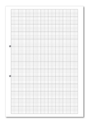 100104521 | A4 Ream Paper 500 Sheets Graph Ruled 2,10,20mm Pack of 500 Sheets White.