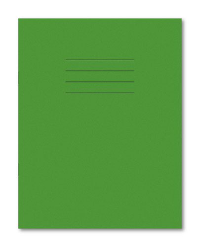 Hamelin Exercise Book 229X178mm 8mm Ruled and Margin 80 Pages/40 Sheets Light Green Pack 100