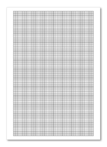 100104528 | A4 Ream Paper 500 Sheets Graph Ruled 1,5,10mm Pack of 500 Sheets White.