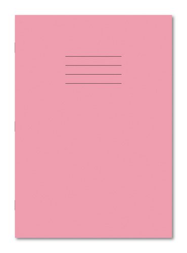 Hamelin Exercise Book A4 Plain 80 Pages/40 Sheets Pink Pack 50