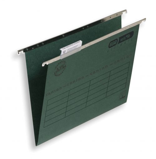 Elba Verticfile Ultimate Suspension File Foolscap Green (Pack 50) 100331250