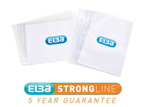 Elba Oblong Pocket 120 Micron A3 Clear Pack 25