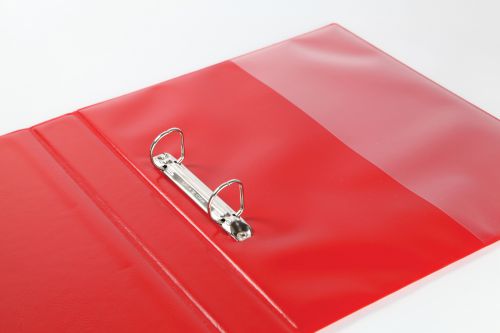 Elba Panorama A4 XL D Ring 25mm Capacity Presentation Binder RED Folder 