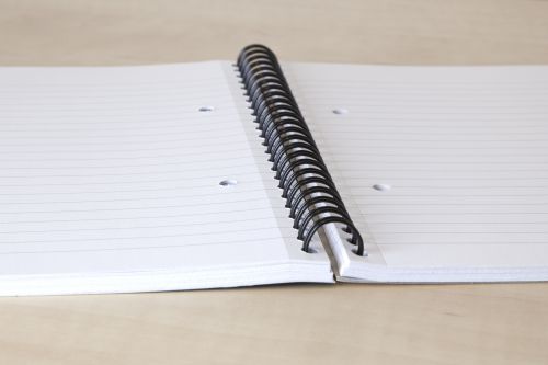 Cambridge Recycled Notebook Wirebound 70gsm Ruled Perf Punched 2 Holes100pp A5 Ref 400020509 [Pack 5]